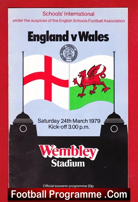 England v Wales 1979 – Schoolboys at Wembley