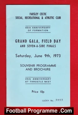 Farsley Celtic Seven A Side Grand Gala 1973