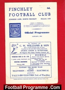 Finchley v Enfield 1963 – FA Amateur Cup
