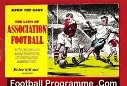Football Know The Game Laws Of Association Football Rules 1948
