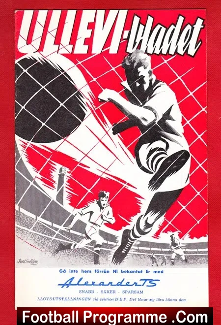 Gais Goteborgs Atlet v Helsingfors Helsinki 1959 - Ullevi Sweden