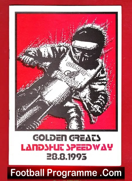 Germany Landshut Speedway Programme 1995