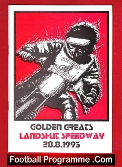 Germany Landshut Speedway Programme 1995