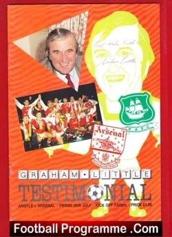 Graham Little Testimonial Benefit Match Plymouth Arsenal SIGNED