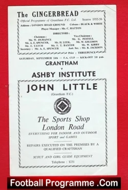 Grantham Town v Ashby Institute 1960s ?