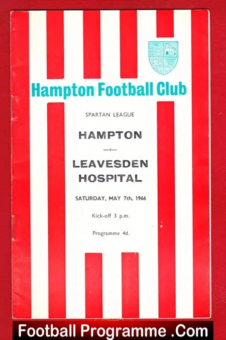 Hampton v Leavesden Hospital 1966 – Spartan League