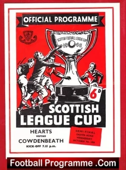 Heart Of Midlothian v Cowdenbeath 1959 – Scottish Semi Final