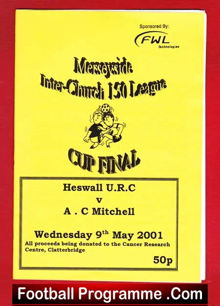 Heswall v AC Mitchell 2001 – Liverpool Boys Merseyside Final