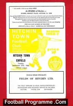 Hitchin Town v Enfield 1966