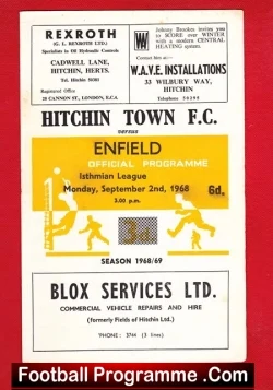 Hitchin Town v Enfield 1968