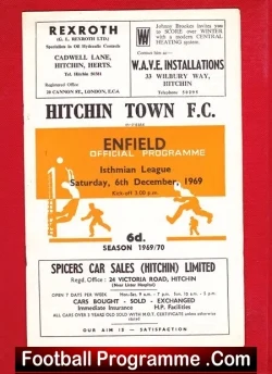 Hitchin Town v Enfield 1969