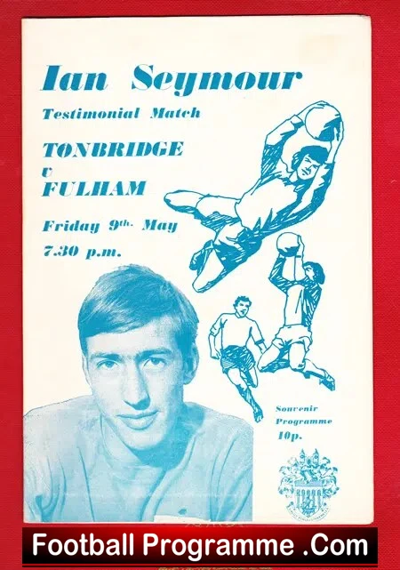 Ian Seymour Testimonial Benefit Game Tonbridge 1975