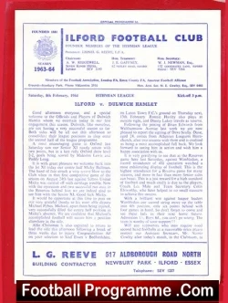 Ilford v Dulwich Hamlet 1964