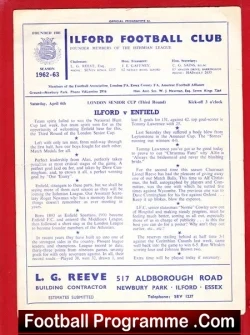 Ilford v Enfield 1963