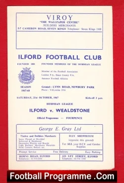 Ilford v Wealdstone 1967