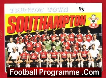 Jimmy Greene Testimonial Benefit Match Taunton Town 1986 SIGNED