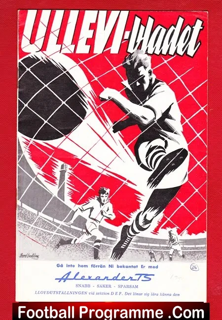 Kamraterna IFK Goteborg v Sparta 1959 - Ullevi Sweden