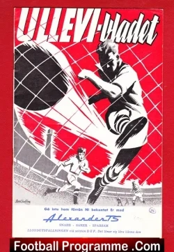 Kamraterna IFK Goteborg v Sparta 1959 - Ullevi Sweden - football programme
