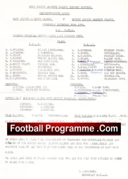 Kent County League v Surrey Senior League 1968 – at Bromley