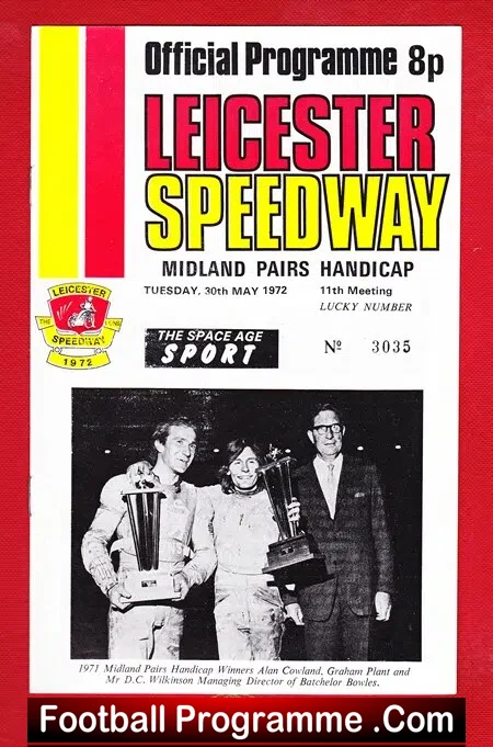 Leicester Speedway Midland Pairs Handicap 1972