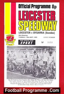 Leicester Speedway v Bysarna 1972 – Sweden Team