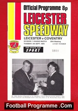 Leicester Speedway v Coventry 1972