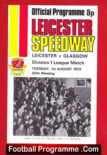 Leicester Speedway v Glasgow 1972