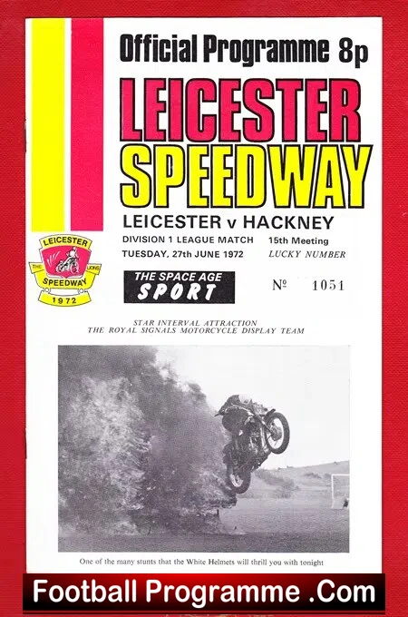 Leicester Speedway v Hackney 1972