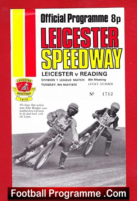 Leicester Speedway v Reading 1972