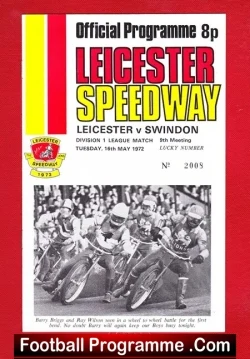 Leicester Speedway v Swindon 1972