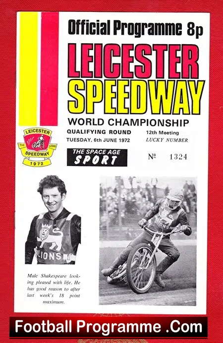 Leicester Speedway World Championship 1972