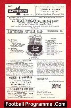 Leytonstone v Enfield 1966