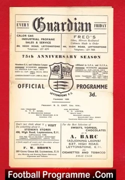 Leytonstone v Ilford 1962