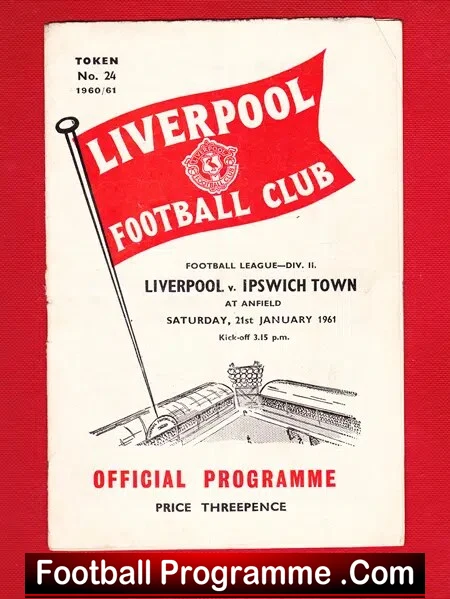 Liverpool v Ipswich Town 1961