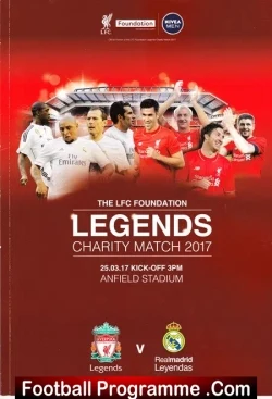 Liverpool v Real Madrid 2017 – Legends Match LFC