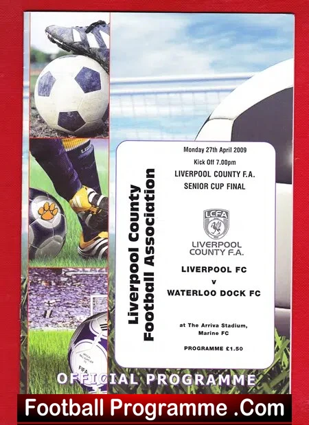 Liverpool v Waterloo Dock 2009 – Senior Cup Final at Marine