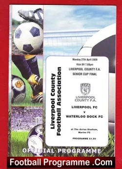Liverpool v Waterloo Dock 2009 – Senior Cup Final at Marine