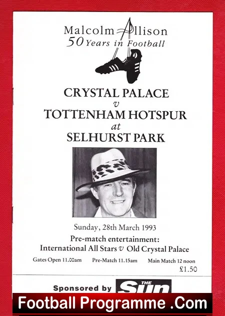 Malcolm Allison Testimonial Benefit Match 1993 – George Best