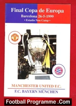 Manchester United v Bayern Munich 1999 – European Final Pirate