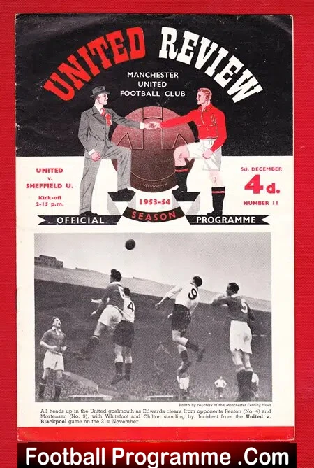 Manchester United v Sheffield United 1953
