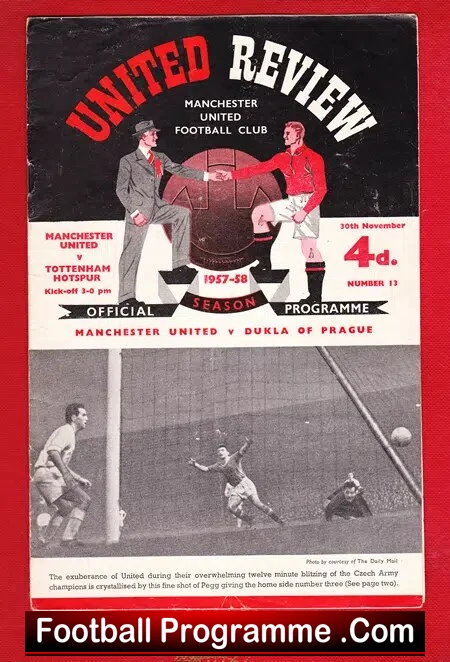 Manchester United v Tottenham 1957 – Plus Token