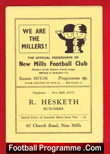 New Mills v Rhyl 1975