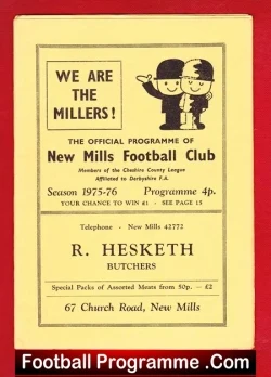 New Mills v Rhyl 1975