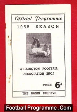 New Zealand Wellington Football – Basin Reserve 1958 – 4