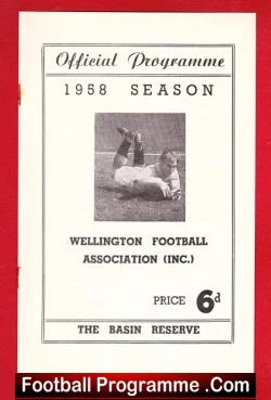 New Zealand Wellington Football – Basin Reserve 1958 – 5