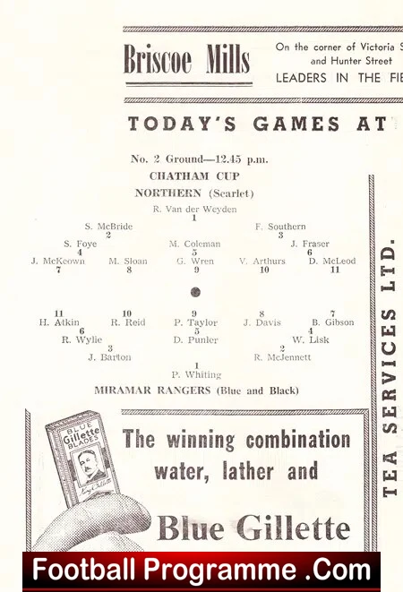 New Zealand Wellington Football - Basin Reserve 1958 - 6