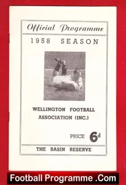 New Zealand Wellington Football – Basin Reserve 1958 – 6