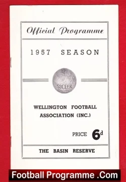 New Zealand Wellington Football – Basin Reserve 1957 – 2