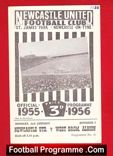 Newcastle United v WBA 1956