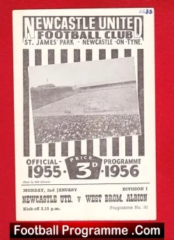 Newcastle United v WBA 1956